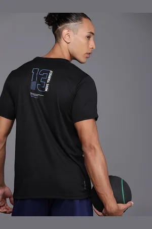 HRX Men Alphanumeric Back Print Rapid-Dry Training T-shirt