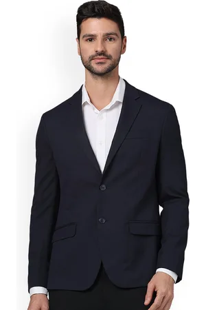 Celio Slim-Fit Notched Lapel Collar Single-Breasted Formal Blazer