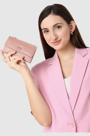 Caprese Women Textured Three Fold Wallet
