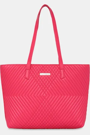 Caprese Quilted Leather Shopper Shoulder Bag