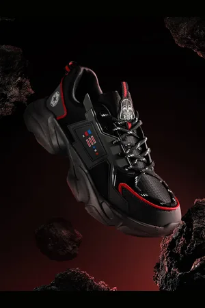 The Souled Store Men Star Wars: Darth Vader Textured Lightweight Sneakers