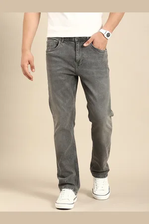 Being Human Men Mid Rise Bootcut Light Fade Stretchable Jeans