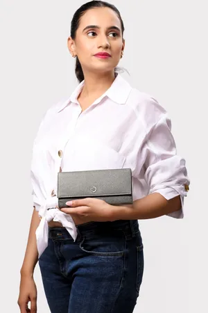 Caprese Women Textured Zip Around Wallet