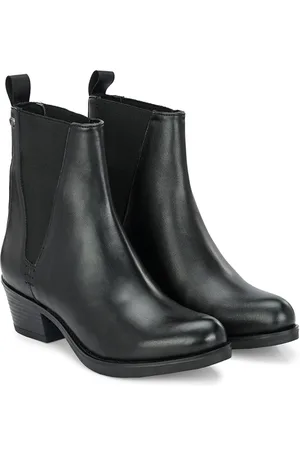 Delize Women Block Heeled Chelsea Boots