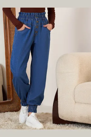 Berrylush Women Jogger High-Rise Jeans
