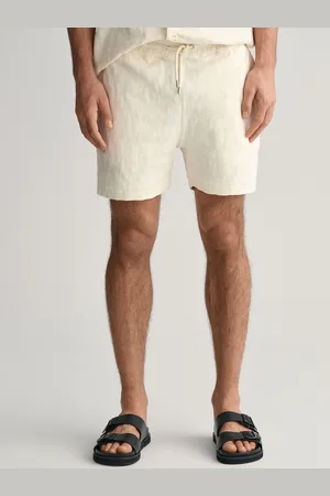 GANT Solid Mid-Rise Relaxed Fit Shorts
