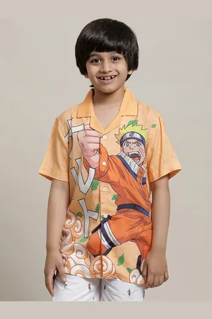 Kidsville Boys Naruto Printed Regular-Fit Shirt