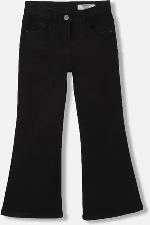 Blue Giraffe Girls Bootcut Mid-Rise Clean Look Stretchable Jeans