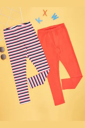 Pantaloons Girls Pack Of 2 Ankle Length Leggings