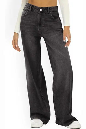 LULU & SKY Women Straight Fit High-Rise Light Fade Clean Look Stretchable Jeans