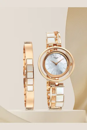 Titan Women Bracelet Style Metal Straps Analogue Watch 95232WM01F