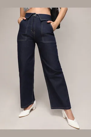 Campus Women Smart Slash Knee Jeans