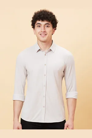 Being Human Slim Fit Spread Collar Long Sleeves Casual Shirt