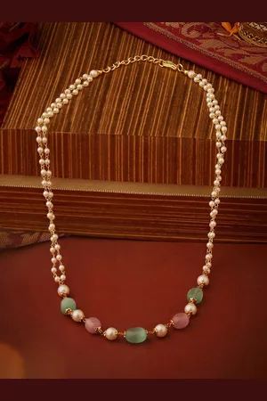 Ami Gold-Plated Beaded Layered Necklace
