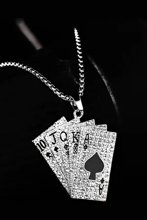 Roadster The Lifestyle Co. Silver Toned Silver Plated Pendants with Chains