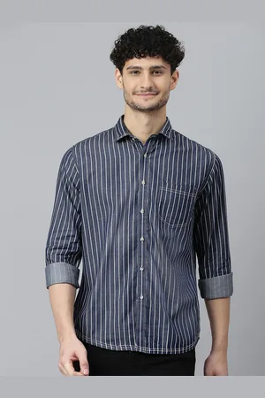 DON VINO Men Comfort Opaque Striped Casual Shirt