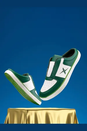 Kraasa Men Colourblocked Mule Sneakers