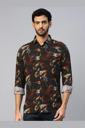 DON VINO Men Comfort Floral Opaque Printed Casual Shirt
