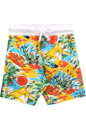 Ralph Lauren Boys Abstract Printed Pure Cotton Shorts