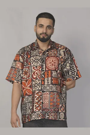 Brown brothers Relaxed Oversized Ethnic Motifs Printed Casual Shirt