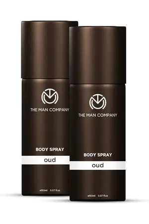 THE MAN COMPANY Set of 2 Oud Long Lasting Body Sprays - 150ml each
