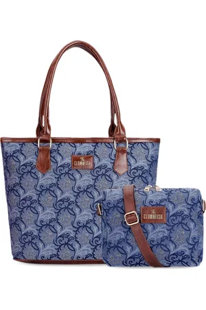 THE CLOWNFISH Adelina & Justina Set Of 2 Leather Water Resistant Shoulder Bag & Sling Bag