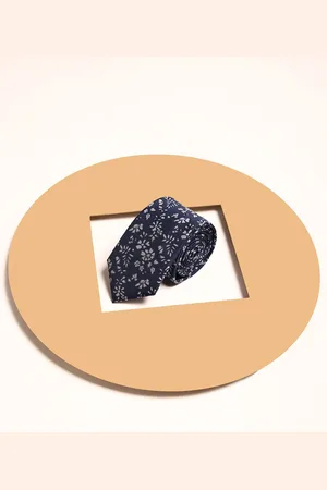 Louis Philippe Men Printed Skinny Tie