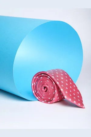 Louis Philippe Men Woven Design Skinny Tie