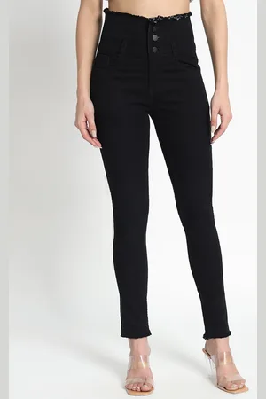 AngelFab Women Jean Skinny Fit High-Rise Cotton Jeans