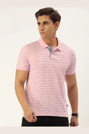Parx Men Printed Polo Collar Pure Cotton T-shirt