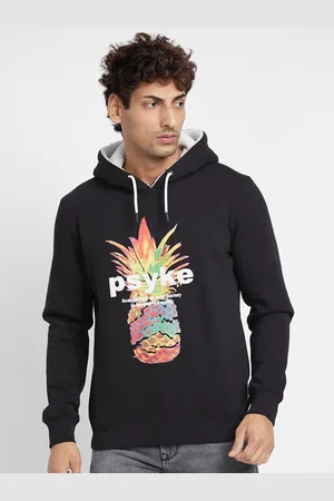 Being Human Graphic Printed Hooded Cotton Pullover