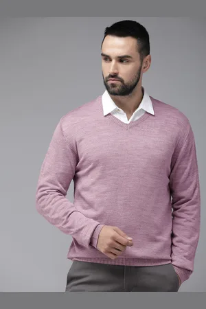 Park Avenue Long Sleeves V-Neck Knitted Pullover
