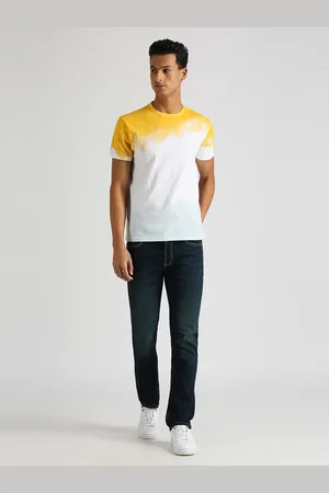 Pepe Jeans Tie & Dye Printed Pure Cotton Slim Fit T-shirt