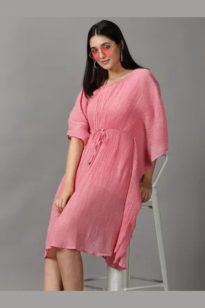 SHOWOFF Women Pink Kaftan Dress