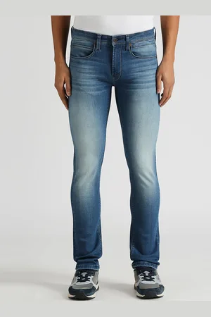 Pepe Jeans Men Vapour Slim Fit Heavy Fade Mid-Rise Stretchable Jeans