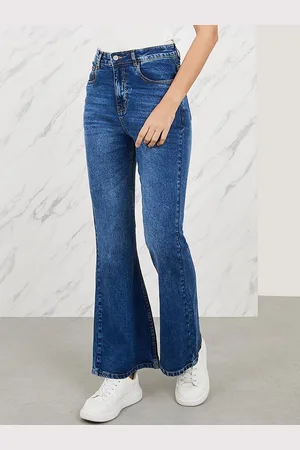 Styli Women Blue Bootcut High-Rise Light Fade Stretchable Jeans