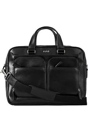 Eske Unisex Leather Laptop Bag