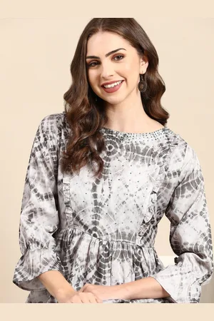 SHOWOFF Ethnic Motifs Print Maxi Dress