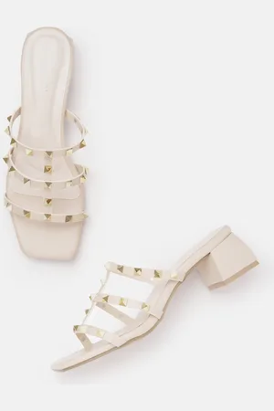 Lino Perros Studded Block Heel