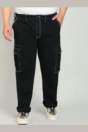 Bene Kleed Mid-Rise Relaxed Fit Cargo Jean With Contrast Stitch