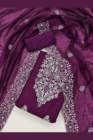 Kalini Floral Embroidered Unstitched Dress Material