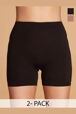 Nykd Women Pack Of 2 Slim Fit Sports Shorts