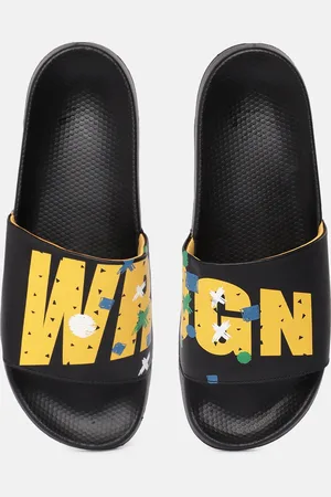 WROGN Men Brand Logo Printed Sliders