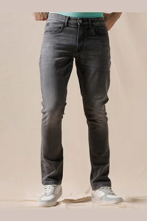 WROGN Men Comfort Straight Fit Heavy Fade Jeans