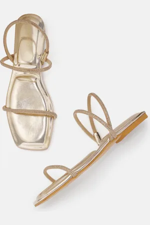 Lino Perros Women Embellished Open Toe Flats