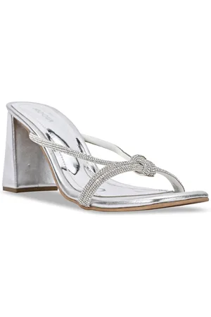 Rocia Embellished Open Toe Block Heels