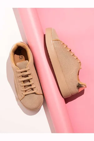 Inc 5 Women Textured Memory Foam Lace-Ups Sneakers