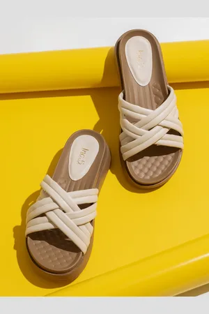 Inc 5 Textured Open Toe Comfort Heels