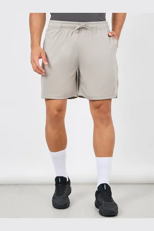 Styli Men Slim Fit Mid Rise Ultra Soft Sports Shorts With Side Slit Detail