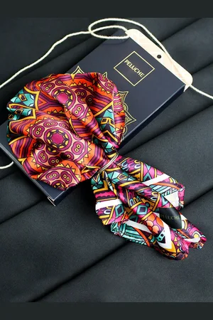 PELUCHE Men Mandala Pocket Square